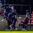 Flavienses marcaram o golo da vitória aos 90+5' - Foto: Liga Portugal