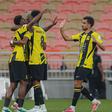 Festejos do Al Ittihad frente a Bruno Lage - Foto: Al Ittihad