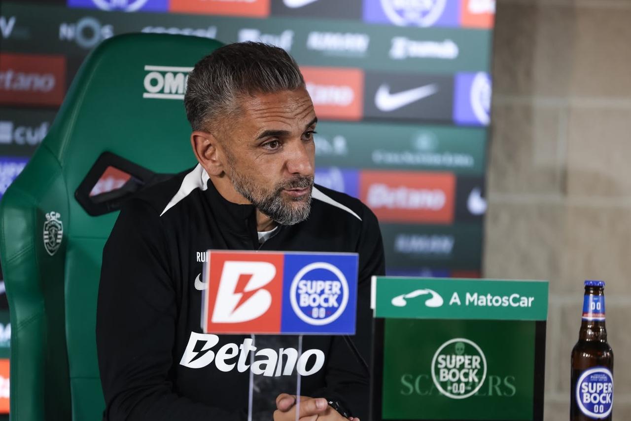 Rui Borges, treinador de 45 anos do Sporting - Foto: SPORTING CP