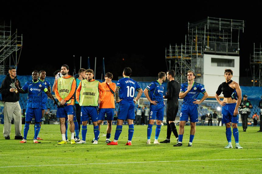Desalento nos jogadores do Getafe