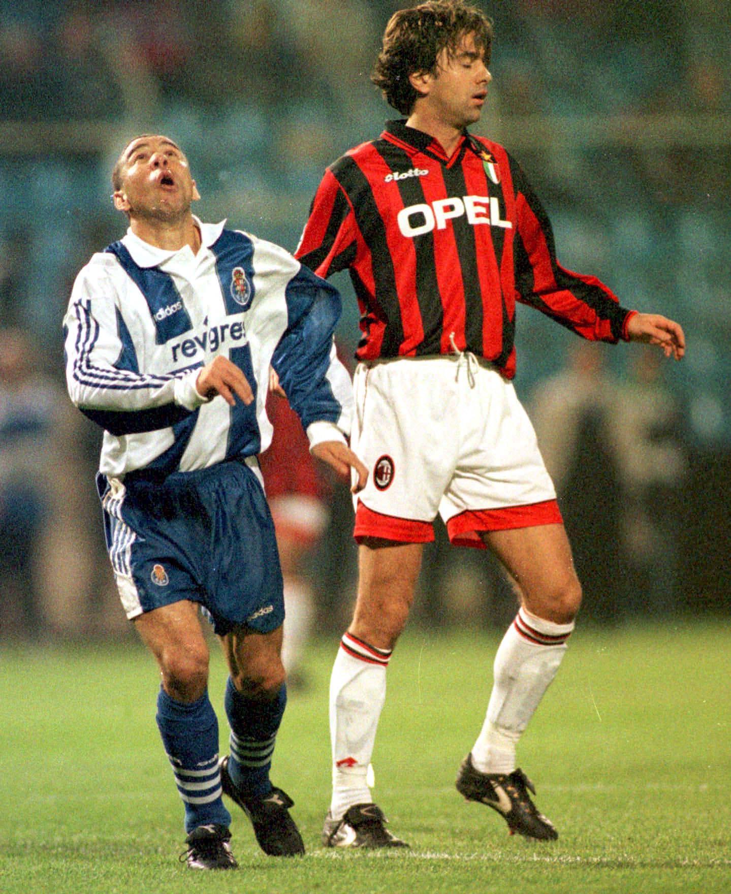 FC Porto (1996/97) - quatro vitórias no arranque da fase de grupos da UEFA Champions League: Milan, Gotemburgo e Rosenberg (duas vezes). Eliminado pelo Manchester United nos quartos de final - Foto: ASF