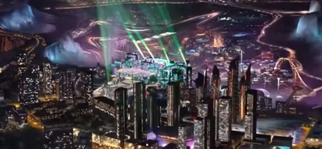 Estádio Prince Mohammed bin Salman, em Qiddiya. Imagem QiddiyaCity