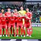 O onze do Benfica que iniciou o jogo frente ao Omonia. Foto EPA/LUSA