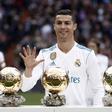 Cristiano Ronaldo com Bolas de Ouro