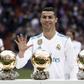 Cristiano Ronaldo com Bolas de Ouro
