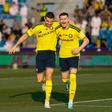 Ronaldo e Al-Hamdan marcaram para o Al Nassr - Foto: X/@AlNassrFC