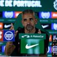 Rui Borges fez conferência de imprensa na Academia Cristiano Ronaldo, em Alcochete - Foto: SPORTING CP