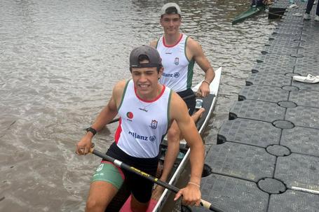 Duarte Cunha e Gabriel Fernandes conquistaram o segundo título de Portugal no escalão no Mundial      Fotografia FPC