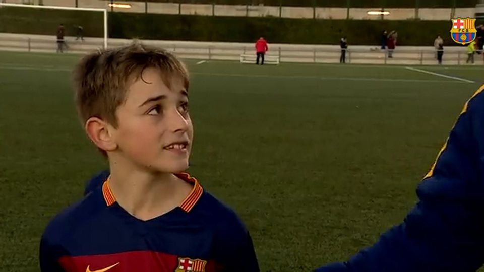 Barcelona revela entrevista a Gavi quando tinha… 11 anos