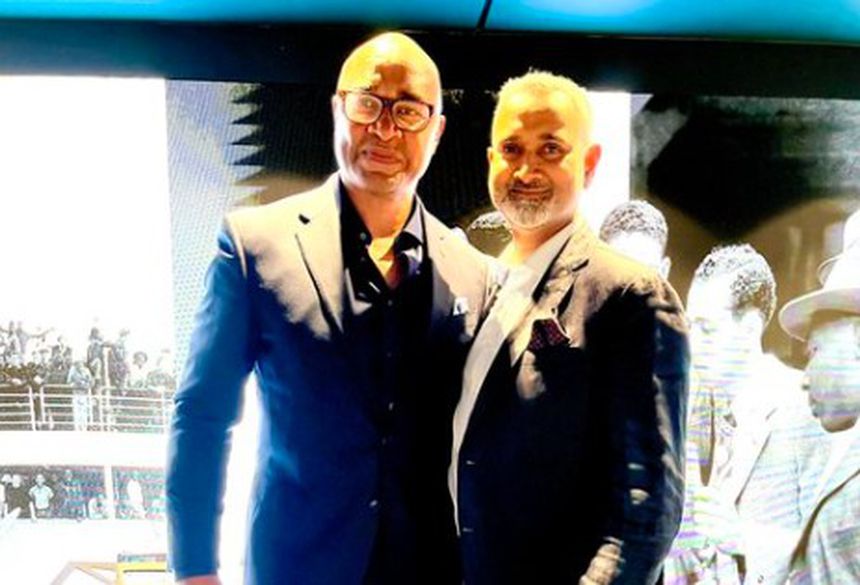 Wasim Haq (à direita) 'comparou' Benjamin Netanyahu a Hitler 
(Foto D. R.)