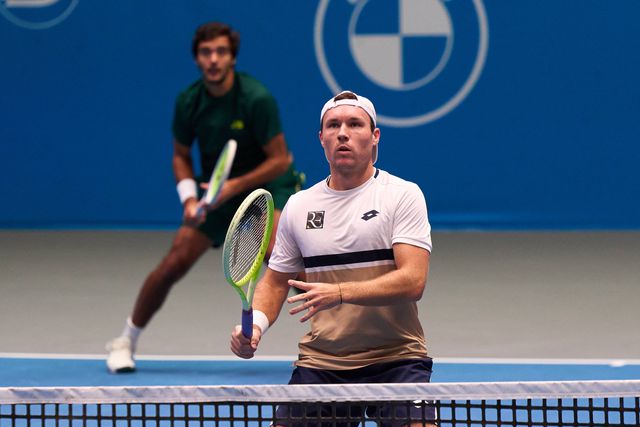 O tenista português Francisco Cabral e o austríaco Lucas Miedler