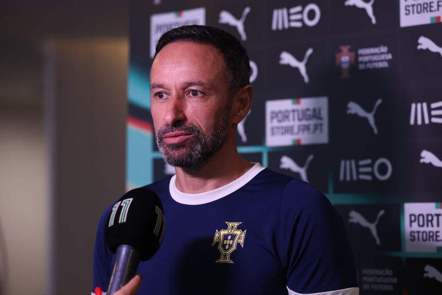Bino Maçães, selecionador de Portugal no Mundial sub-17, ao Canal 11 - Foto: FPF