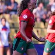 Carolina Santiago durante o Euro sub-19 - Foto: FPF
