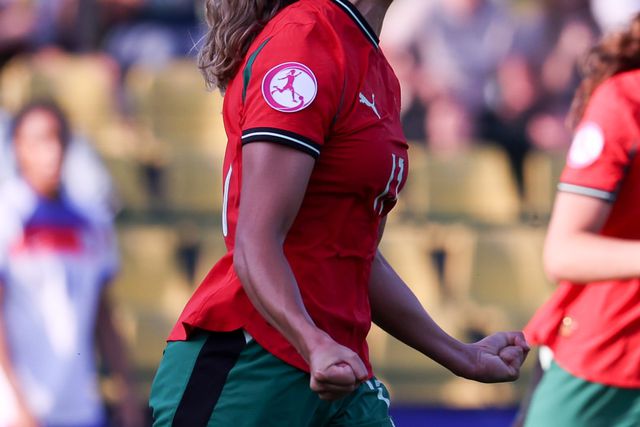 Carolina Santiago durante o Euro sub-19 - Foto: FPF