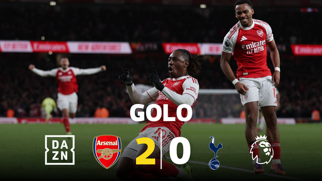 Eze aumenta a vantagem do Arsenal antes do descanso