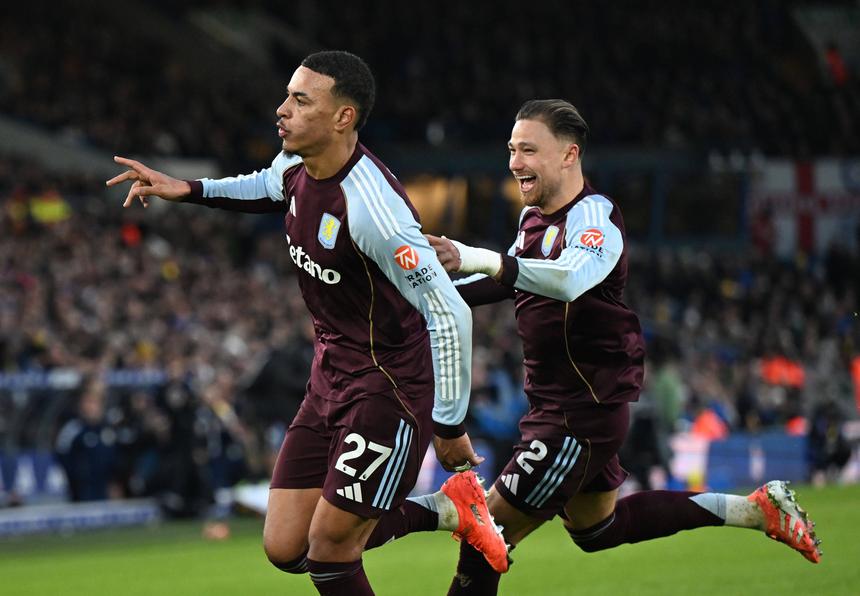 Morgan Rogers brilhou ao serviço do Aston Villa em 2025/26, chegando aos 14 golos