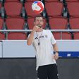 Marcel Matz, o treinador da equipa de voleibol do Benfica, está confiante para o duelo com os turcos. Foto SL Benfica