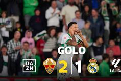 Elche volta a surpreender Real Madrid e chega ao 2-1