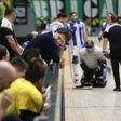 Edo Bosch, treinador do Sporting, no jogo frente ao FC Porto - Foto: FP Patinagem