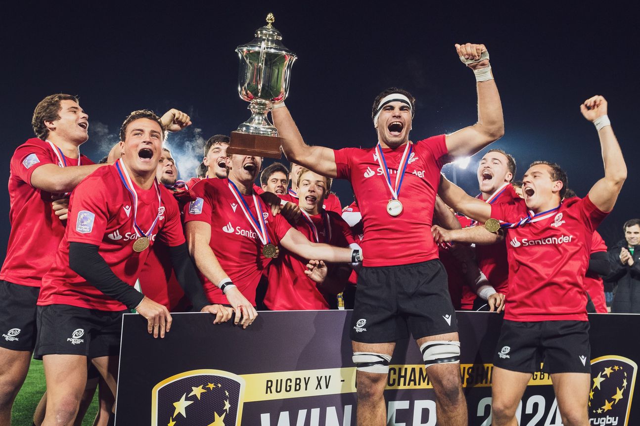 Portugal revalidou o título conquistado em 2024 no Europeu de sub-20. Foto FPR