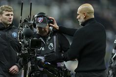 Guardiola com palavras duras para o operador de imagem no Newcastle-Manchester City - Foto: Imago
