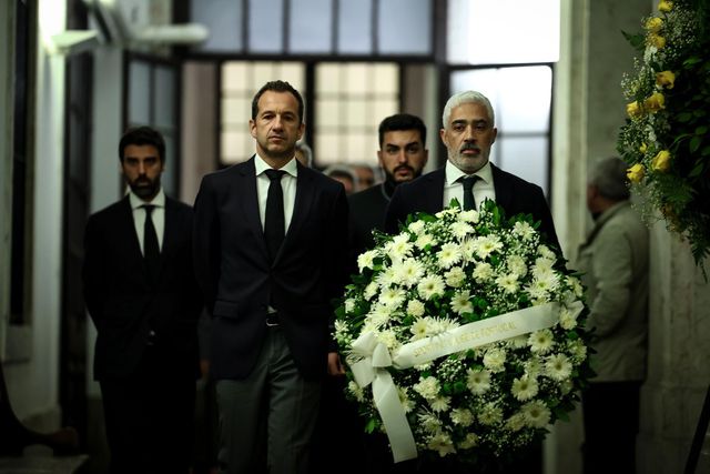 Varandas esteve na Basílica da Estrela para o velório de Júlio Rendeiro. Foto: Sporting