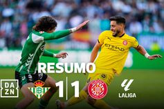 Betis não vai além de um empate e Antony é expulso no fim (resumo)