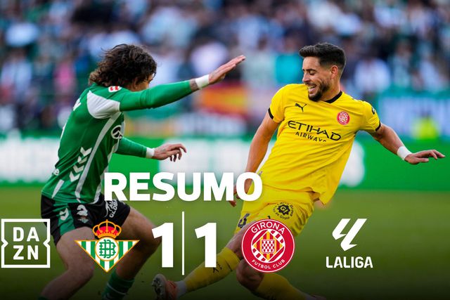 Betis não vai além de um empate e Antony é expulso no fim (resumo)