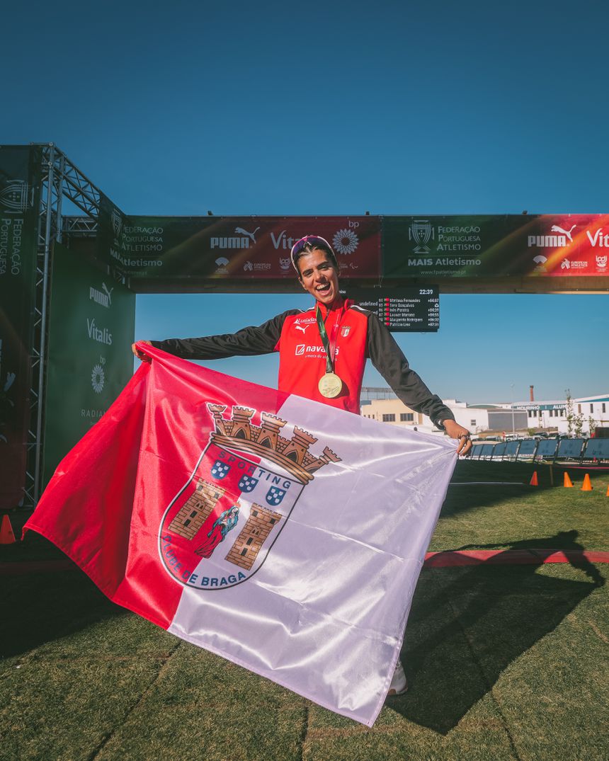Aos 25 anos, Mariana Machado não tem rival no corta-mato português. Foto SC Braga