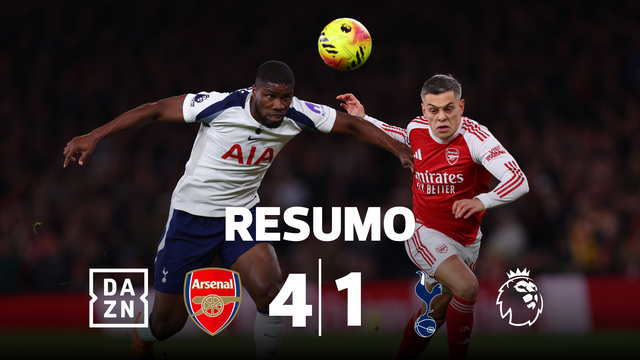 'Show' de Eze e Arsenal goleia Tottenham no dérbi (resumo)