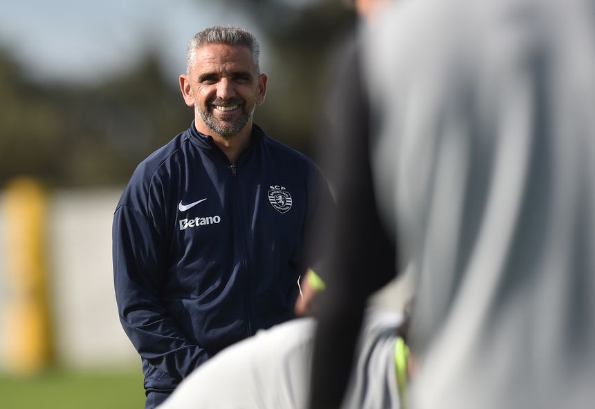 Sporting de Rui Borges ganhou ao Club Brugge e agora quer ganhar ao Estrela da Amadora outra vez em Alvalade - Foto: Miguel Nunes