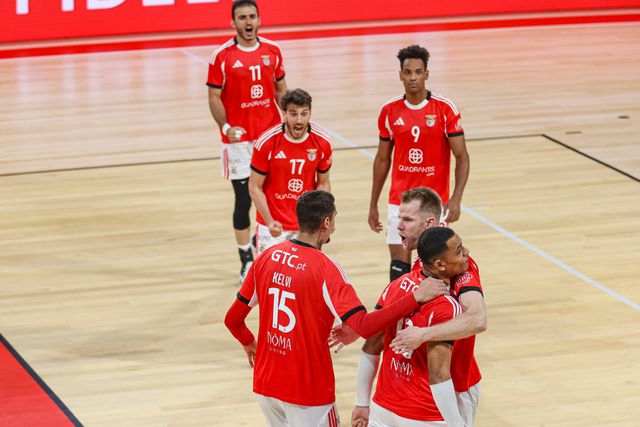 Equipa de voleibol do Benfica 2025-26. Foto SL Benfica