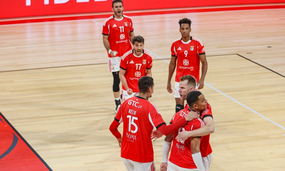 Equipa de voleibol do Benfica 2025-26. Foto SL Benfica