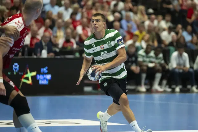 O jogador de andebol do Sporting, Kiko Costa 2025-26. Foto FAP