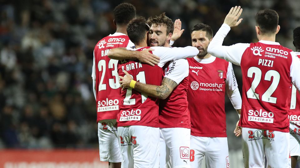 Os destaques do SC Braga: eficácia de Ricardo Horta e estreia de Moutinho