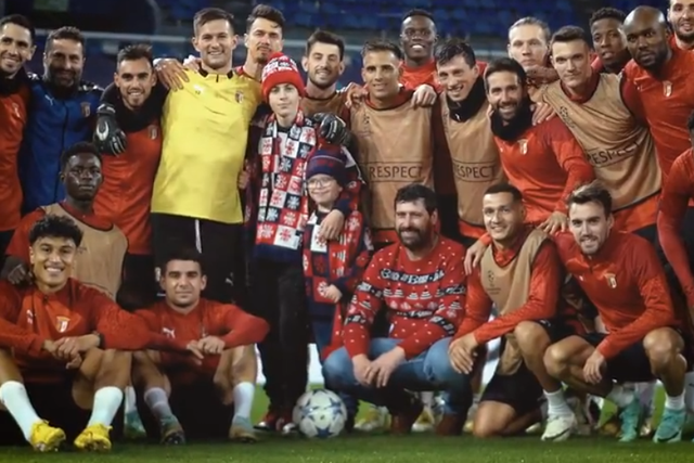 Vídeo de Natal do SC Braga conta a história da união de dois irmãos separados