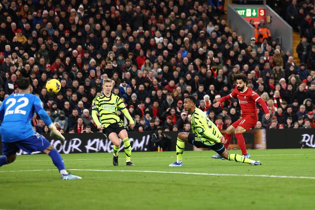 Obra de arte de Salah para o empate em Anfield (vídeo)