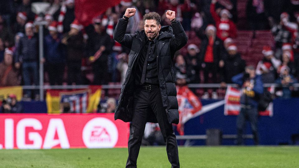 Simeone: «Foi um ano muito bom, resta-nos a segunda parte da época»