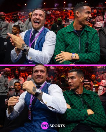 Ronaldo e McGregor encontram-se e... comparam relógios