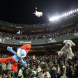 ‘Chuva’ de peluches do Betis bateu recorde
