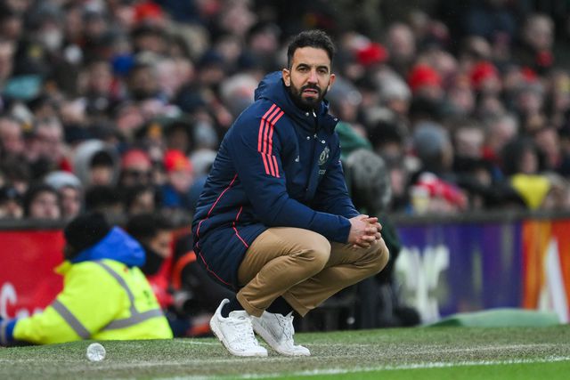 Ruben Amorim junto ao relvado