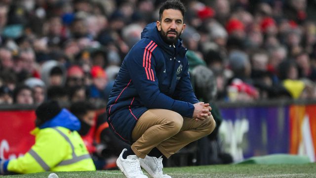 Ruben Amorim junto ao relvado