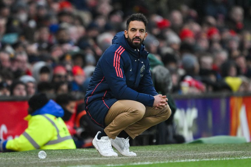 Ruben Amorim junto ao relvado