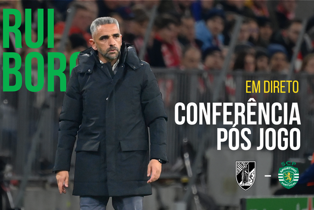 EM DIRETO: Rui Borges analisa jogo em Guimarães