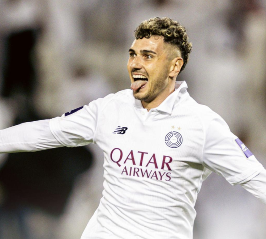 Rafa Mújica, antigo avançado do Arouca e agora no Al Sadd - Foto: Al Sadd