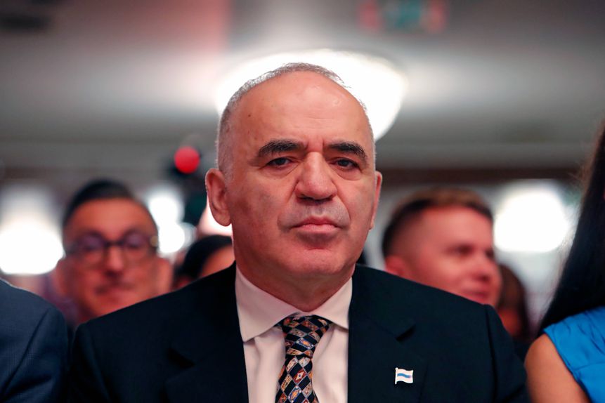 Gary Kasparov tem sido uma voz ativa contra a guerra na Ucrânia