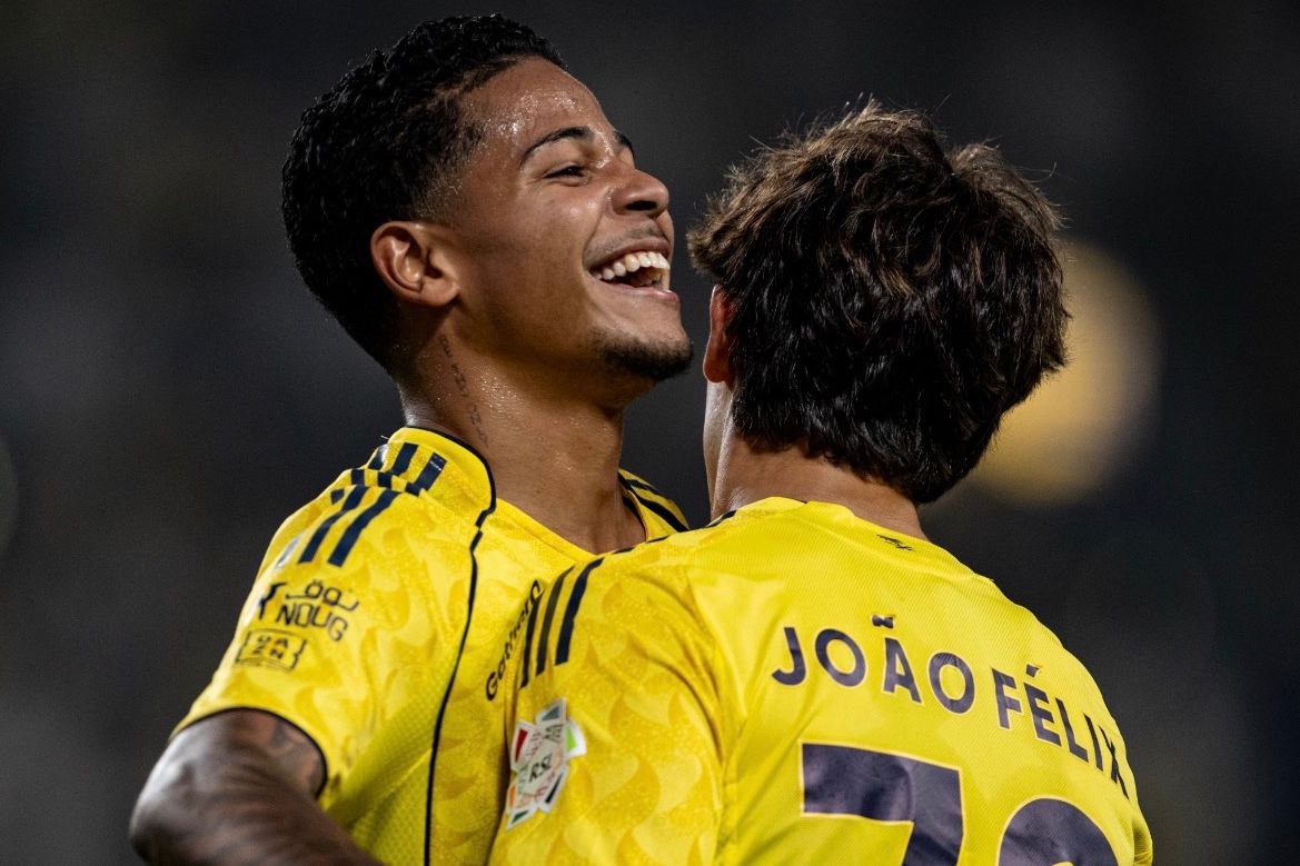 Wesley, 20 anos, extremo, custou €18 milhões ao Al Nassr — Foto: Al Nassr