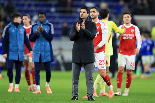 O Arsenal é o líder da Premier League, com mais quatro pontos do que o segundo classificado, o Man. City