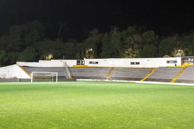 Foto do Campo da Mata divulgada pelo treinador do Caldas José Vala