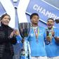 David Neres ganhou um campeonato e uma Supertaça com o Nápoles